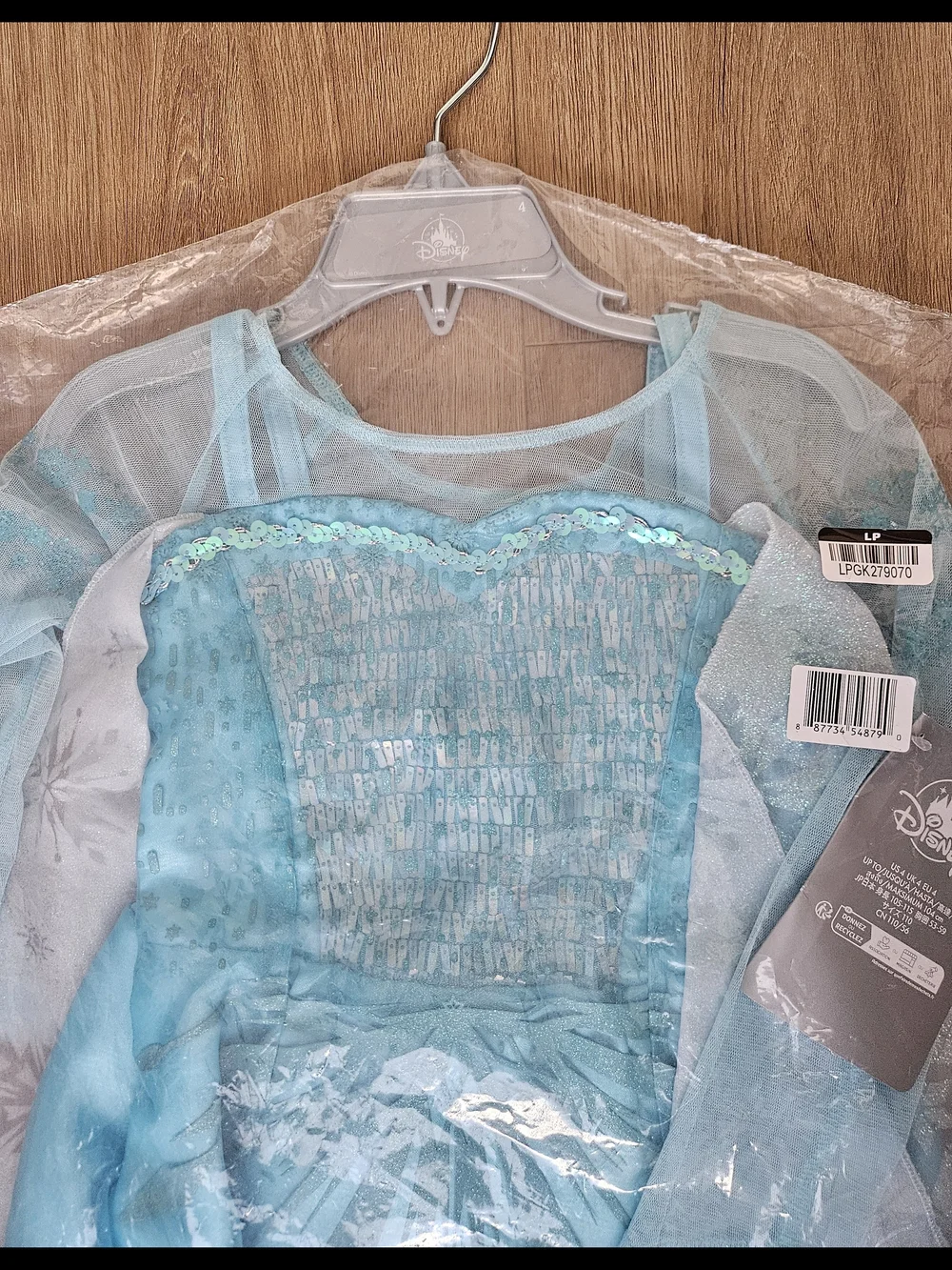 Brand New With Tags Disney Parks Bibiddi Bobbidi Boutique Elsa Dress in Size 4